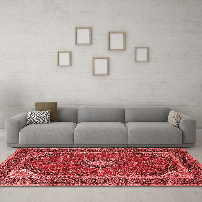 Traditional Red Washable Rugs