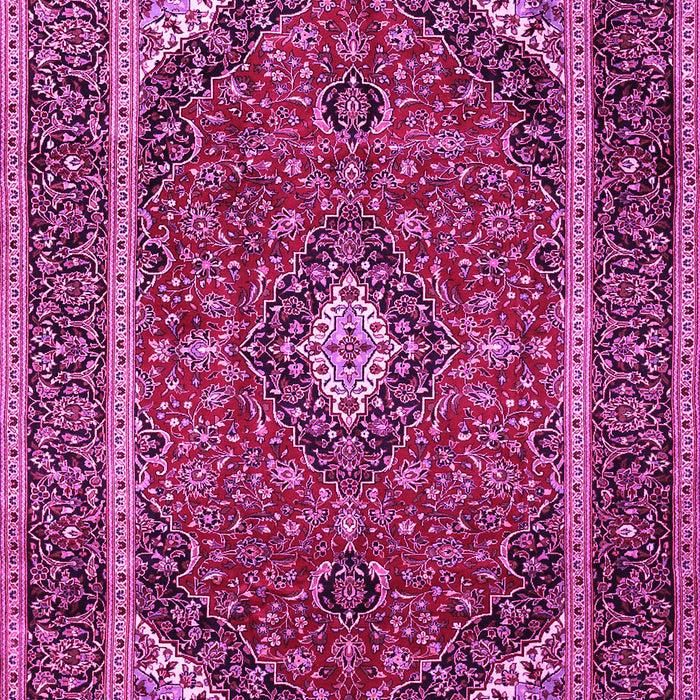 Medallion Pink Traditional Rug, tr1615pnk