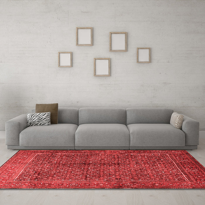 Traditional Red Washable Rugs