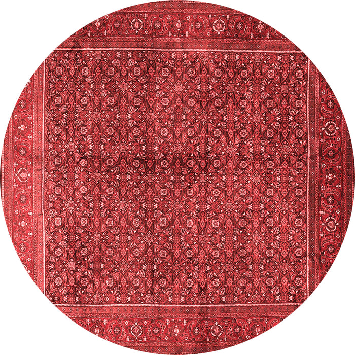 Machine Washable Persian Red Traditional Rug, wshtr1616red