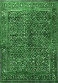 Persian Emerald Green Traditional Rug, tr1616emgrn