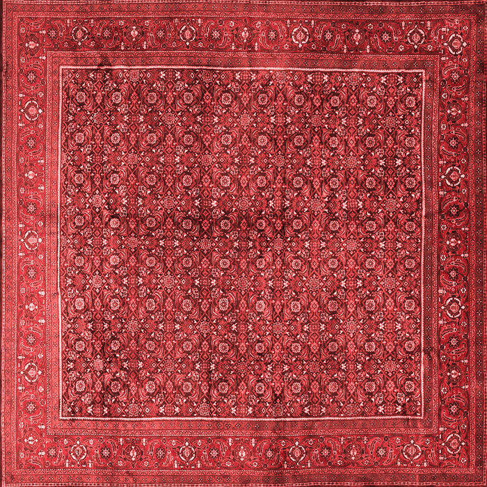 Machine Washable Persian Red Traditional Rug, wshtr1616red