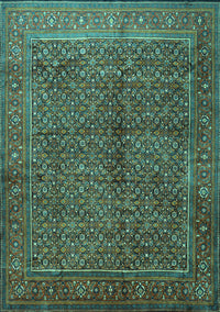 Persian Turquoise Traditional Rug, tr1616turq