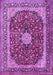 Machine Washable Persian Purple Traditional Area Rugs, wshtr1617pur