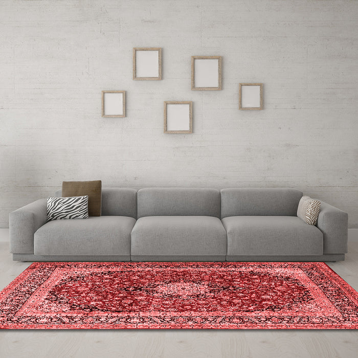 Traditional Red Washable Rugs