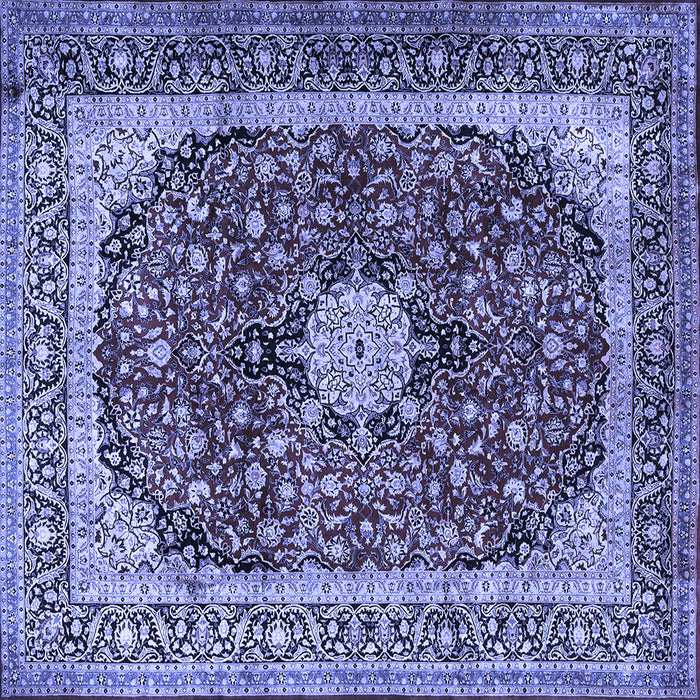 Square Persian Blue Traditional Rug, tr1617blu