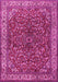 Machine Washable Persian Pink Traditional Rug, wshtr1618pnk