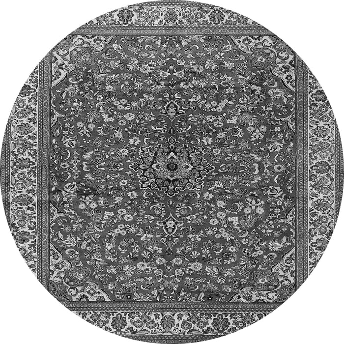 Machine Washable Persian Gray Traditional Rug, wshtr1618gry
