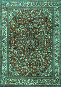Persian Turquoise Traditional Rug, tr1618turq