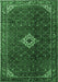 Persian Emerald Green Traditional Rug, tr1619emgrn