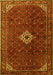 Machine Washable Persian Yellow Traditional Rug, wshtr1619yw