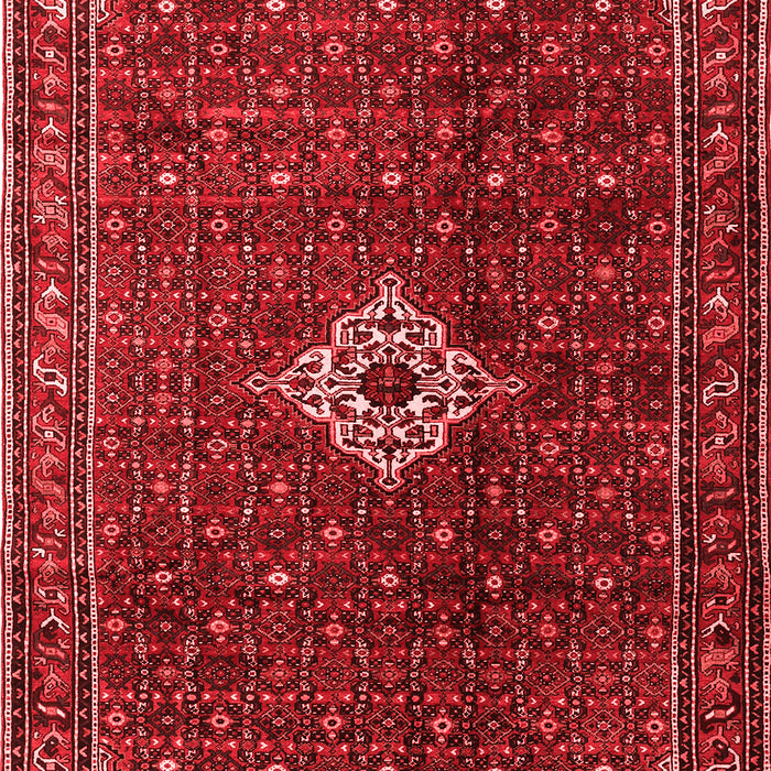 Machine Washable Persian Red Traditional Rug, wshtr1619red