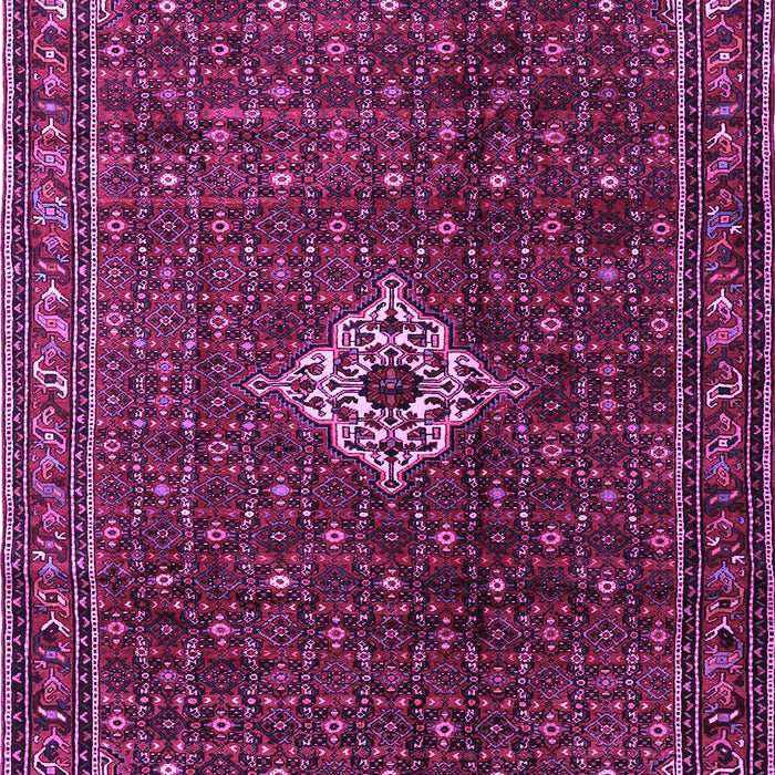 Machine Washable Persian Purple Traditional Area Rugs, wshtr1619pur