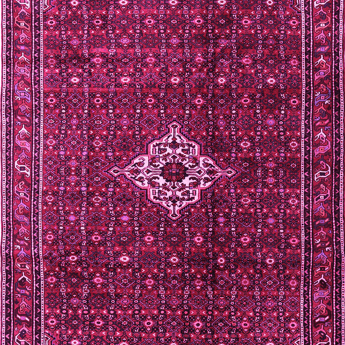 Machine Washable Persian Pink Traditional Rug, wshtr1619pnk