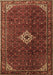 Machine Washable Persian Brown Traditional Rug, wshtr1619brn