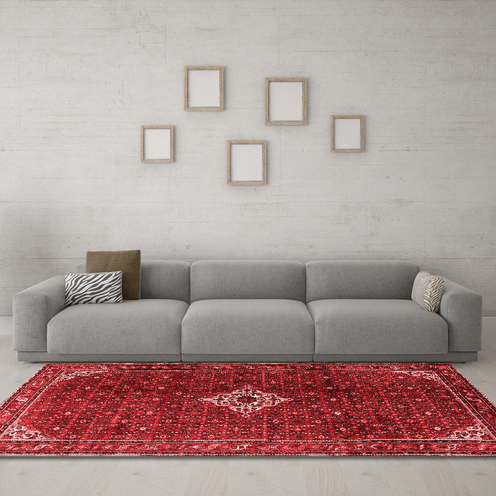 Traditional Red Washable Rugs