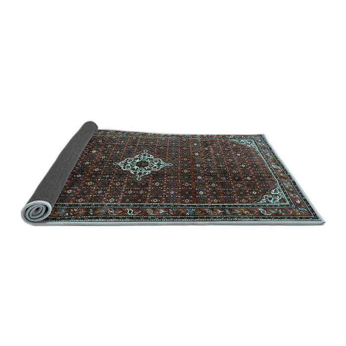 Sideview of Persian Light Blue Traditional Rug, tr1619lblu