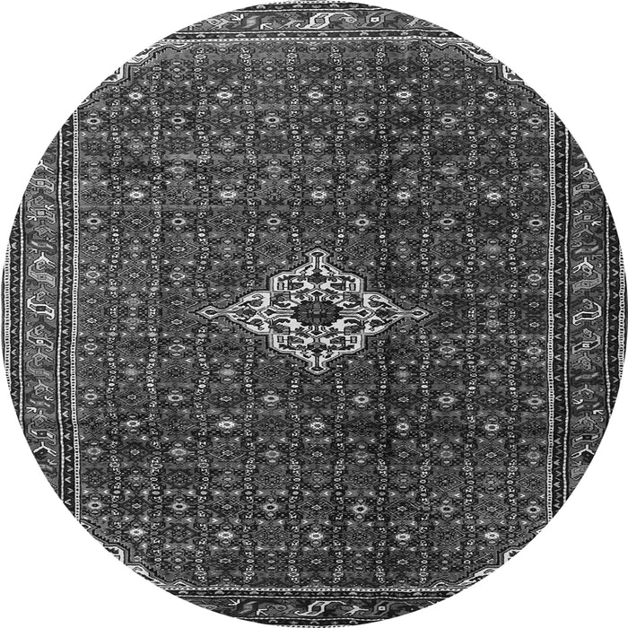 Square Persian Gray Traditional Rug, tr1619gry