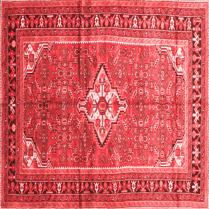 Machine Washable Persian Red Traditional Rug, wshtr161red