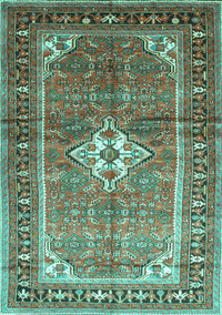 Persian Turquoise Traditional Rug, tr161turq