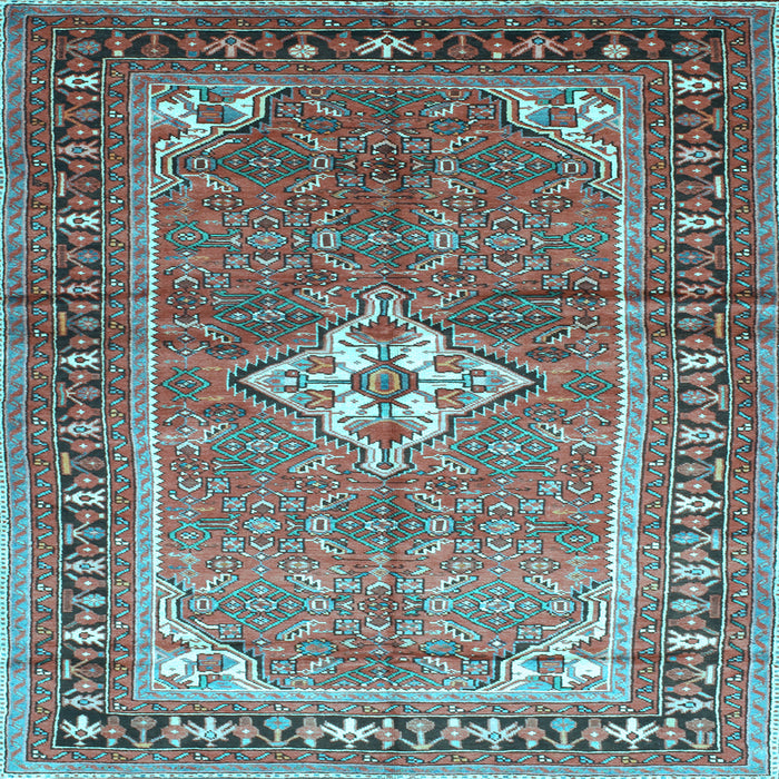 Square Persian Light Blue Traditional Rug, tr161lblu