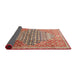 Sideview of Traditional Sandy Brown Persian Rug, tr162