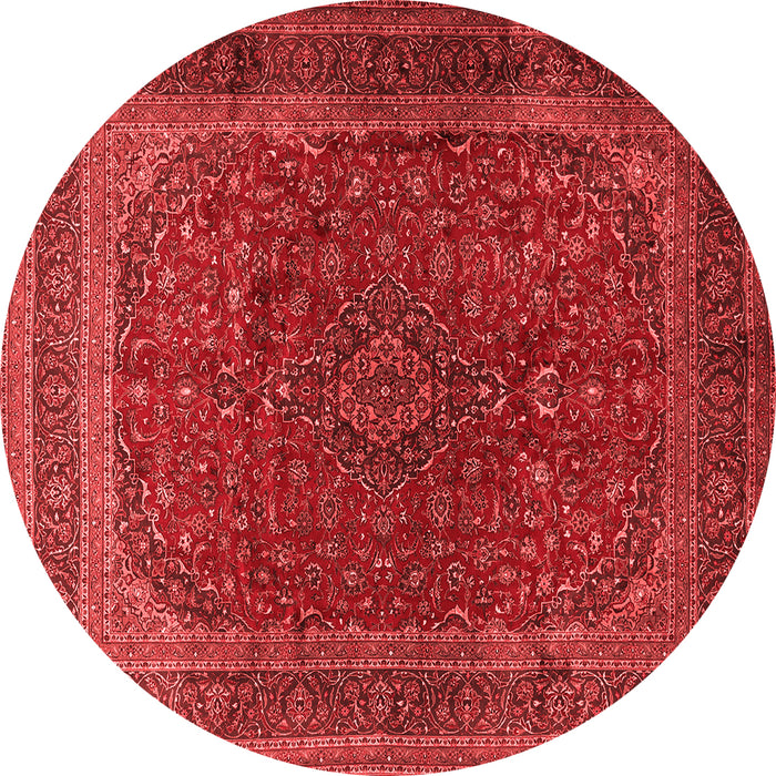 Medallion Red Traditional Rug, tr1620red