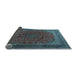 Sideview of Medallion Light Blue Traditional Rug, tr1620lblu