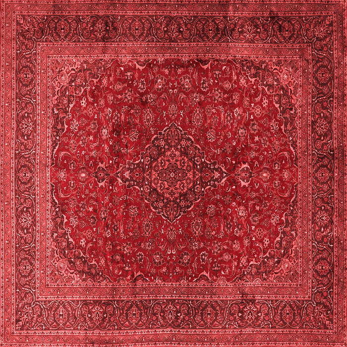 Medallion Red Traditional Rug, tr1620red