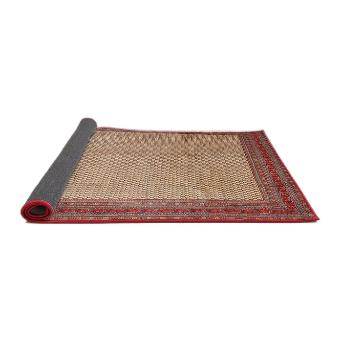 Sideview of Traditional Fire Brick Red Persian Rug, tr1622
