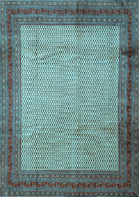 Persian Light Blue Traditional Rug, tr1622lblu