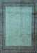 Persian Light Blue Traditional Rug, tr1622lblu