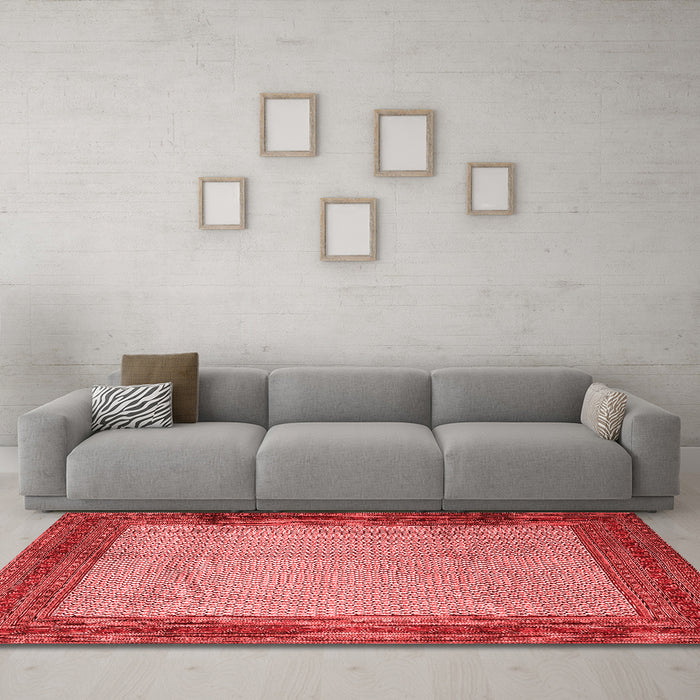 Traditional Red Washable Rugs