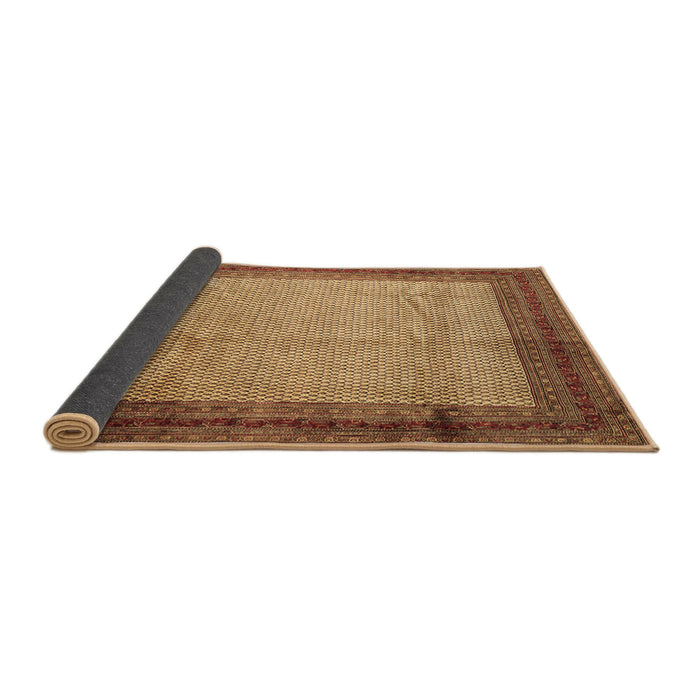 Sideview of Persian Brown Traditional Rug, tr1622brn