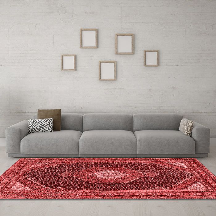 Traditional Red Washable Rugs