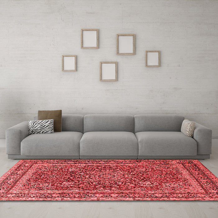 Traditional Red Washable Rugs