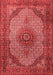 Medallion Red Traditional Area Rugs