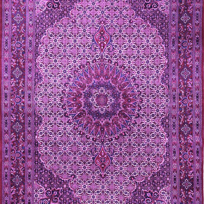 Medallion Purple Traditional Rug, tr1625pur