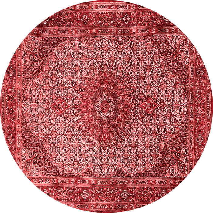 Medallion Red Traditional Rug, tr1625red
