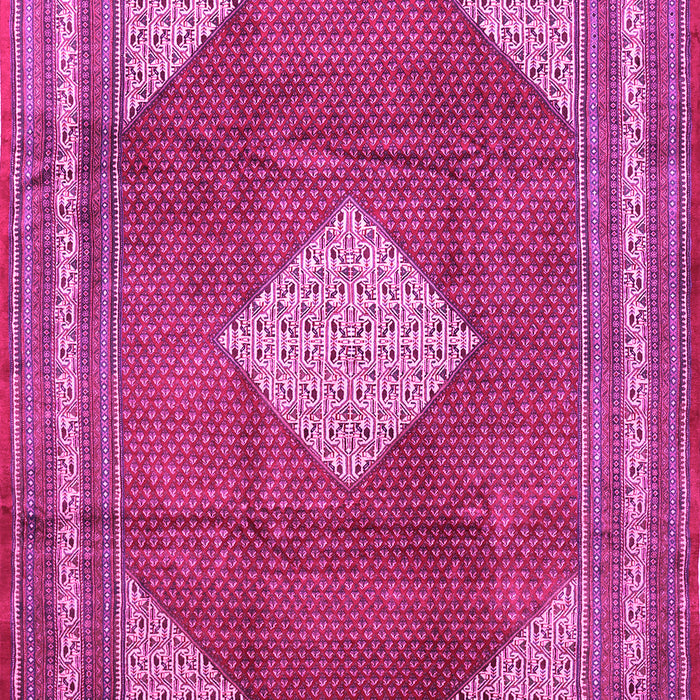 Medallion Pink Traditional Rug, tr1626pnk