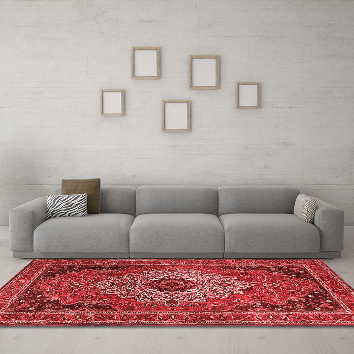 Traditional Red Washable Rugs