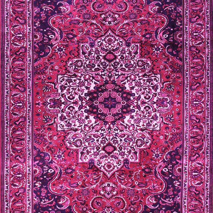 Medallion Pink Traditional Rug, tr1627pnk
