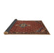 Sideview of Traditional Red Persian Rug, tr1628
