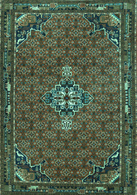 Persian Turquoise Traditional Rug, tr1628turq