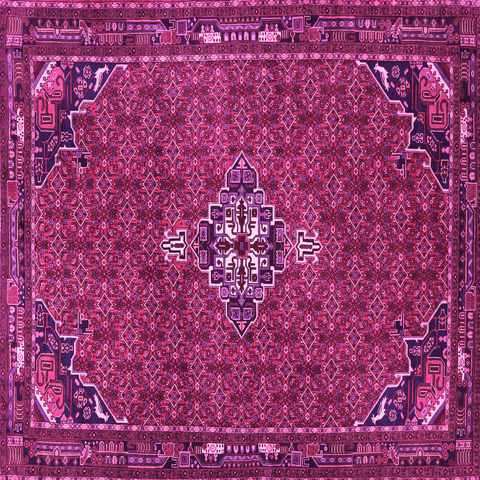 Square Persian Pink Traditional Rug, tr1628pnk