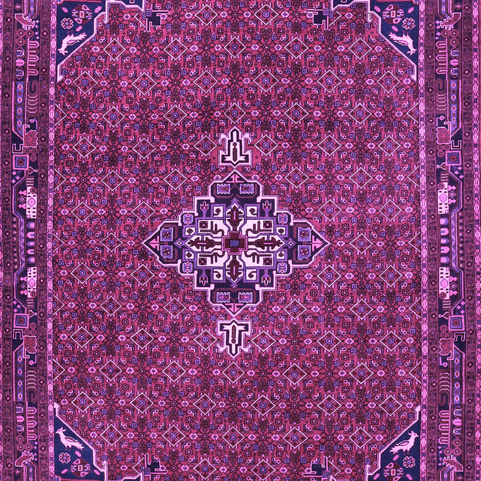 Machine Washable Persian Purple Traditional Area Rugs, wshtr1628pur
