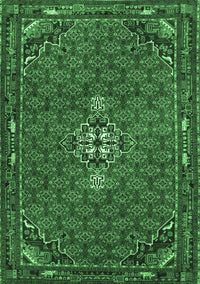Persian Emerald Green Traditional Rug, tr1628emgrn