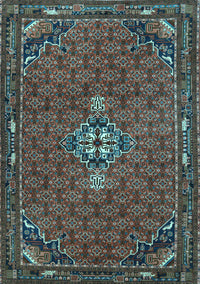 Persian Light Blue Traditional Rug, tr1628lblu