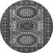 Square Persian Gray Traditional Rug, tr1629gry