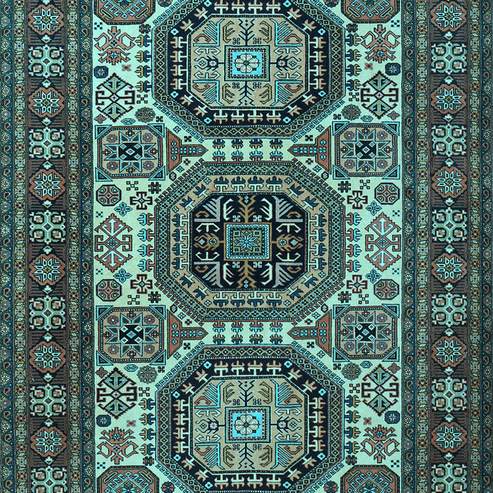 Machine Washable Persian Light Blue Traditional Rug, wshtr1629lblu